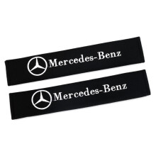 (1 Pair For Mercedes Benz) 1Pair Car Seat Belt Pads Shoulder Sheath Cotton