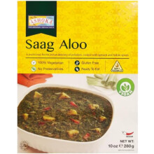 (Pack of 1) Ashoka Ready To Eat Saag Aloo Spinach Curry, 280g