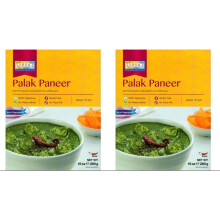 (Pack of 2) Ashoka Ready To Eat Meals Palak Paneer Curry, 280g