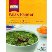 (Pack of 1) Ashoka Ready To Eat Meals Palak Paneer Curry, 280g