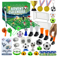(ZQ-01) Christmas Advent Calendar 24 Days Countdown Football World Cup Ornament For Kids