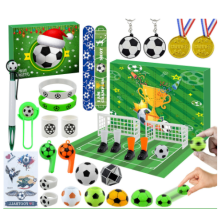 (Z10) Christmas Advent Calendar 24 Days Countdown Football World Cup Ornament For Kids