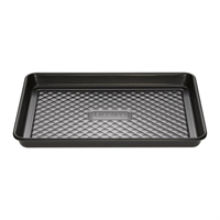 Prestige Inspire Steel 27x20 cm Baking Tray - Black (54017) | CushionSmart Non-Stick, Durable Carbon Steel, Oven & Freezer Safe