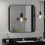 Living And Home (70*70cm) Modern Square Wall Mirror with Aluminum Alloy Frame 3