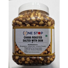 (Pack of 1) Chana Roasted Salted 400g-Crispy, Nutritious Snack