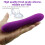 USB Charging 10-Frequency Silicone G-Spot Vibrator - Waterproof 5