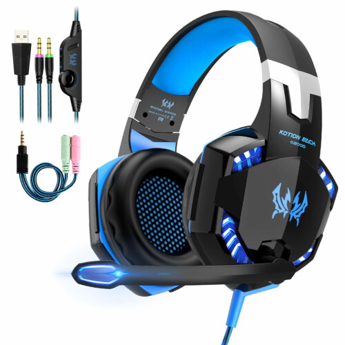 G2000 Gaming Headset,for PC Computer Game/MAC/PS4/Xbox One/Nintendo Switch