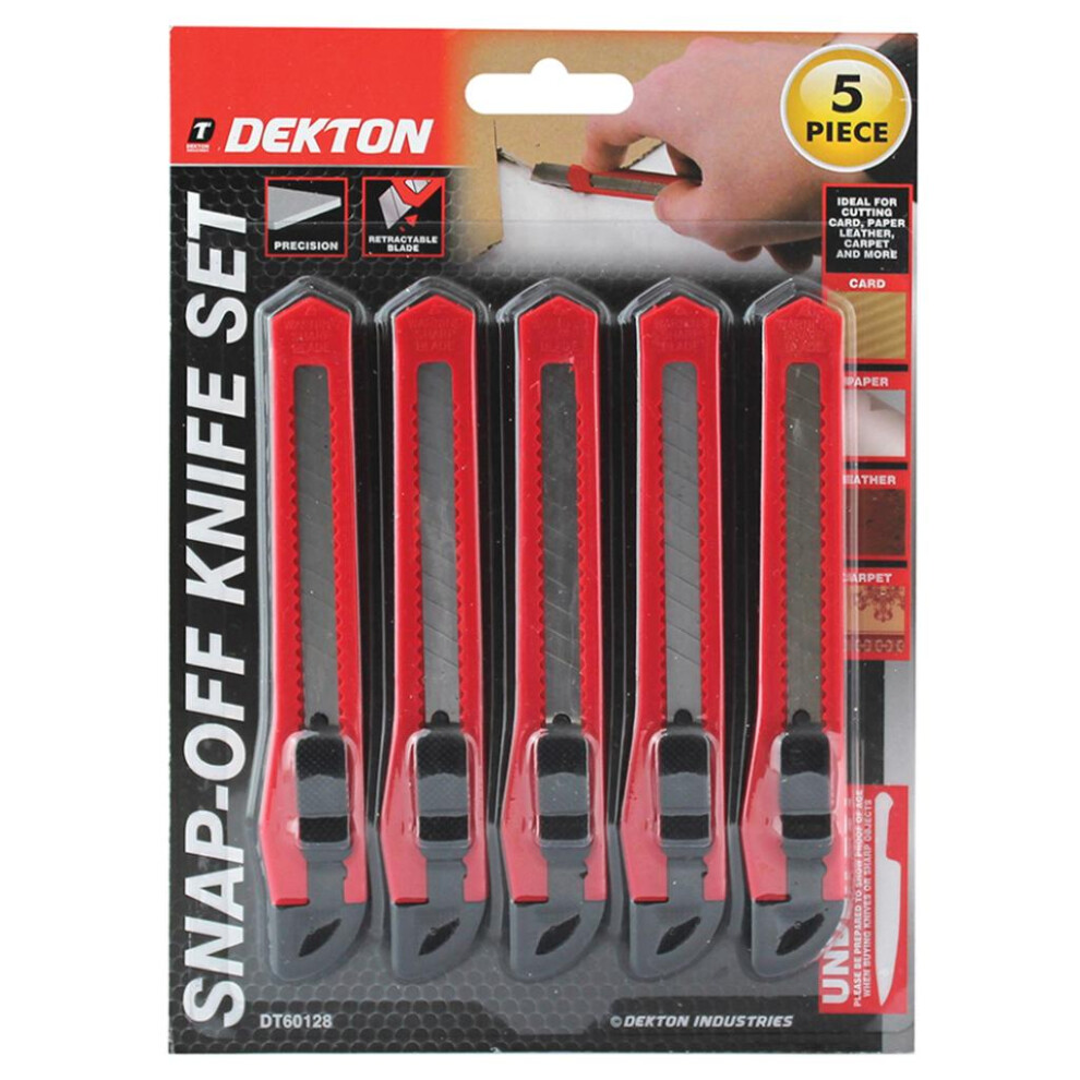 5PC SNAP-OFF KNIFE SMALL, DT60128