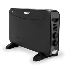 GEEPAS Convector Heater 2000W | Portable Free-Standing Electric Heater for Home with Rotary Dials Quiet Operation Energy-Efficient & Safe Heating