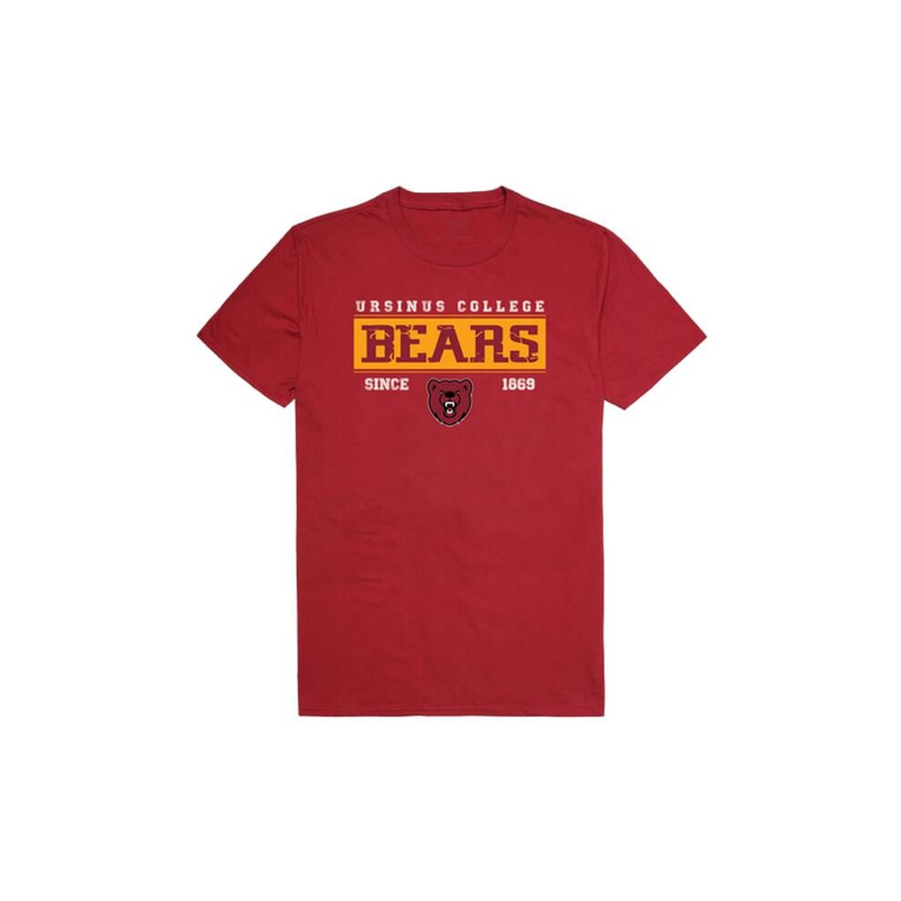 W Republic 507-682-CAR-05 Ursinus College Bears Established T-Shirt, Cardinal - 2XL-image-OPC-PFDMC9X-NEW