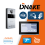 (Surface Mount, 1) Intercom System kit- Dnake 2MP HD Video Doorbell 1