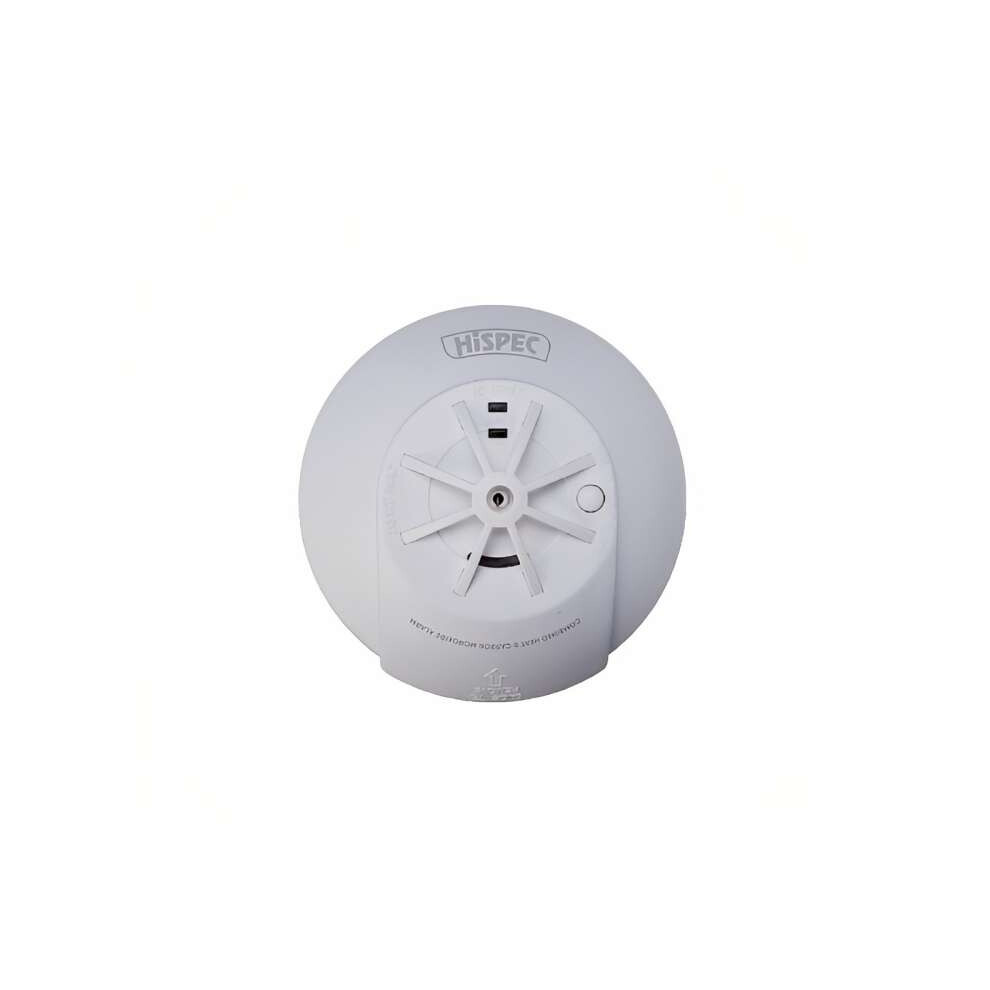 RF COMBi Fast Fix Mains Heat & Carbon Monoxide Detector with 10yr Rechargeable Lithium Battery