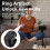 (Black) Wireless Gaming Finger Mouse Remote Control Handle Adapter Gaming Pages Function Tablet Mobile Phone Android iOS 4