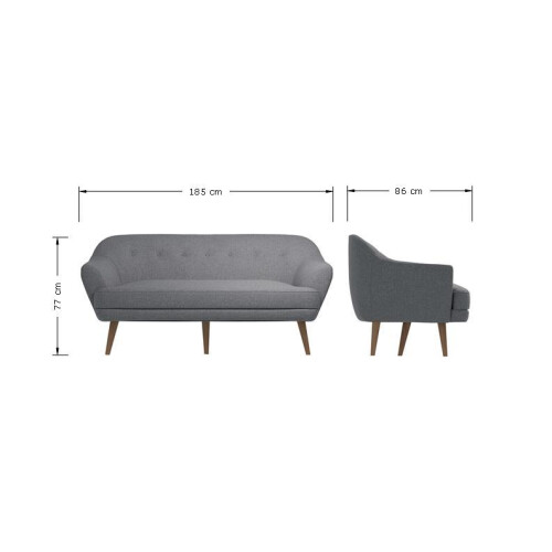 Timber Art Design UK Snowdonia 3 Seater Sofa 1