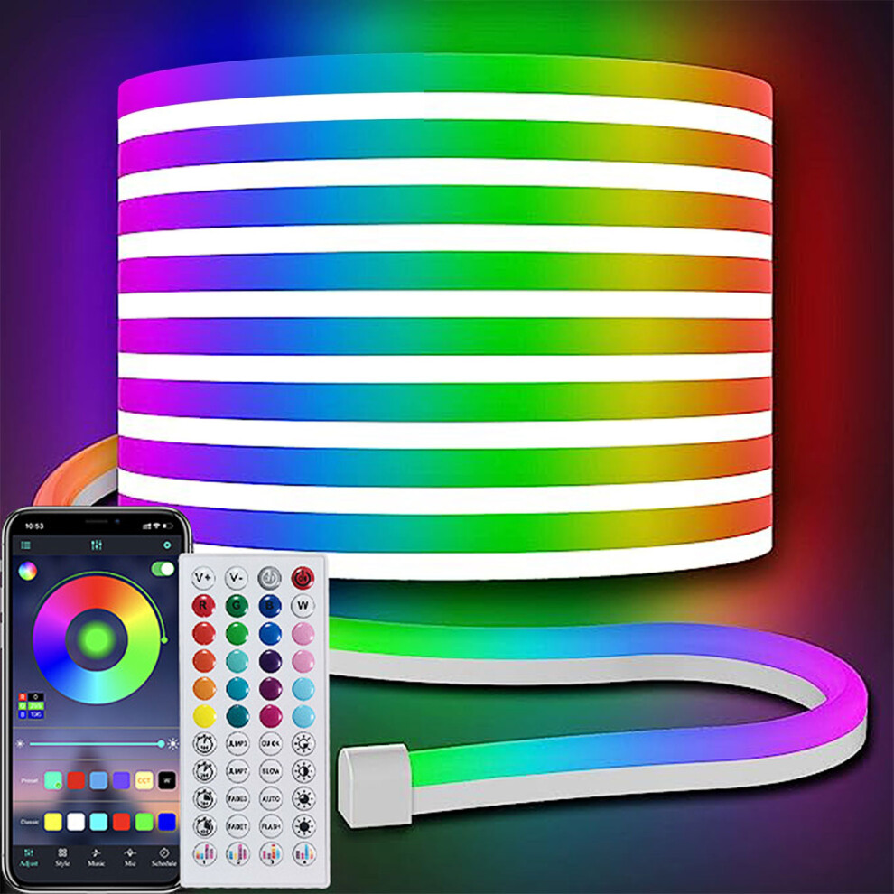 24V Flexible Neon LED Strip 10M 720L with Bluetooth Control-image-OPC-PFDMFNT-NEW