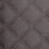 Double Stitch Diamond Quilted Velvet Upholstery Fabric - Grey 1