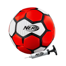 Nerf Proshot Soccer Ball Outdoor Youth Soccer Balls + Air Pump Set