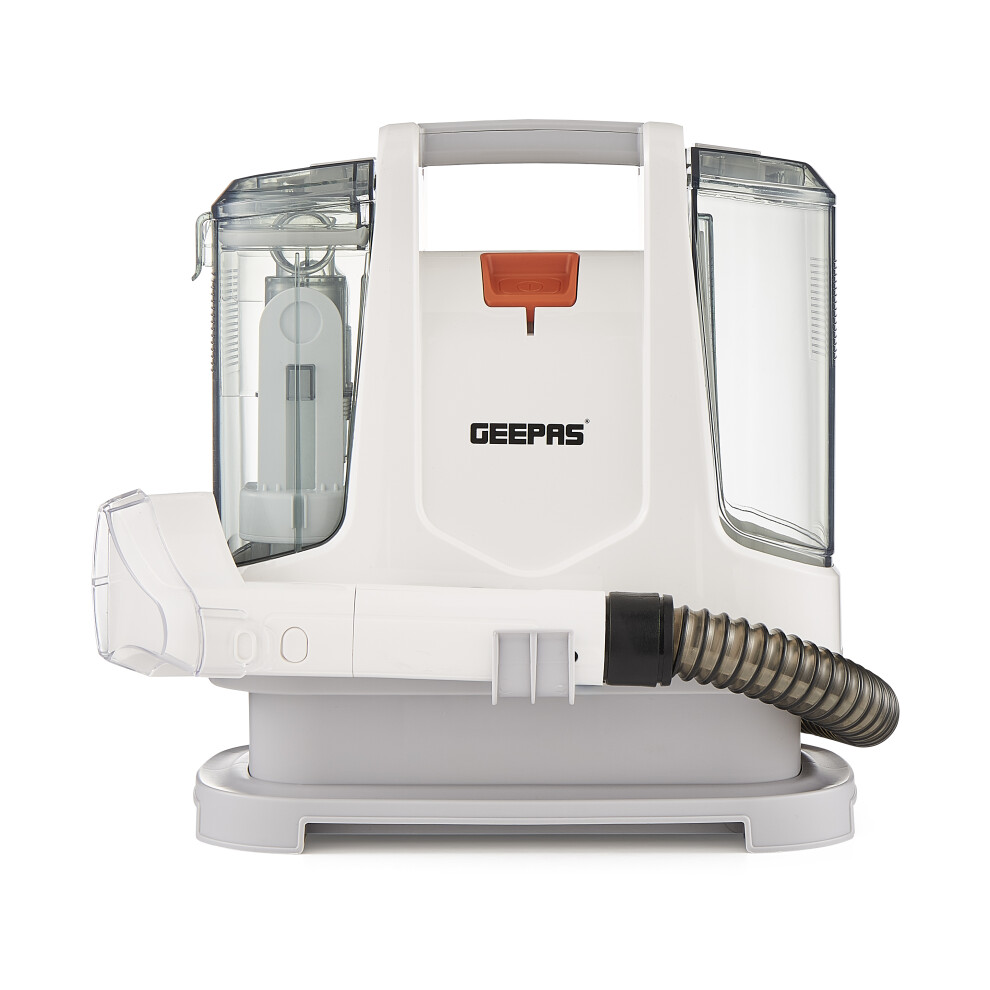 Geepas Portable Spot Cleaner - Dual Tank, 400W, Powerful Suction