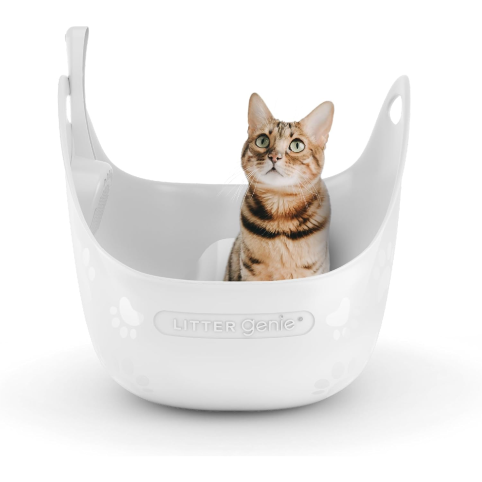 Litter Locker (Litter Box - White Supplied With A Litter Scoop) Litter Genie Cat Litter Box And Accessories - Image 2