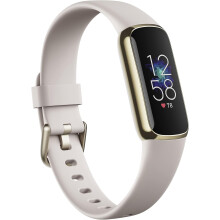 Fitbit Luxe Activity Tracker Stress Management - White / Soft Gold