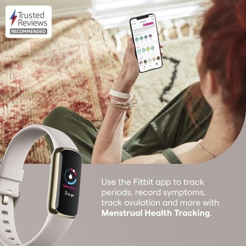 Fitbit Fitbit Luxe Activity Tracker Stress Management - White / Soft Gold 1