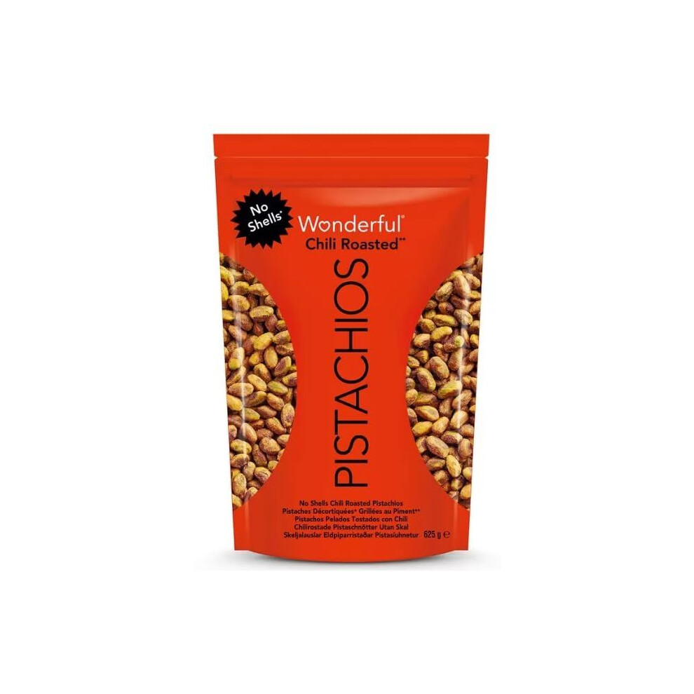 Wonderful Chili Roasted Pistachios, 625g