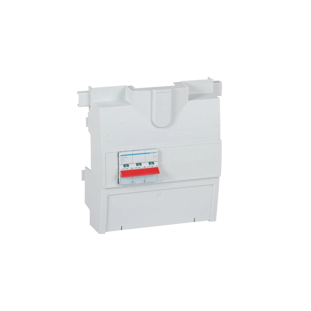New Hager Switch Disconnector, Incomer, 3P 100A Size 3