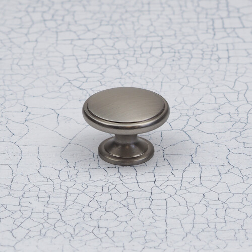 (38mm Knob) Brushed Nickel Cup Handle 64mm & 38mm 42mm Knobs 2