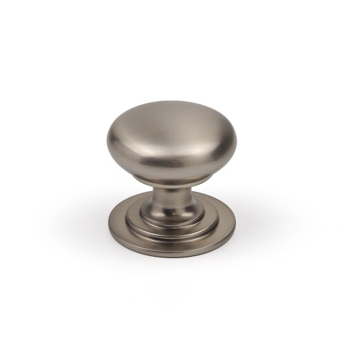 (42mm Knob) Brushed Nickel Cup Handle 64mm & 38mm 42mm Knobs