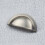 (64mm Cup Handle) Brushed Nickel Cup Handle 64mm & 38mm 42mm Knobs 5