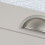 (64mm Cup Handle) Brushed Nickel Cup Handle 64mm & 38mm 42mm Knobs 12