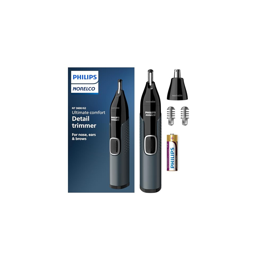 Norelco Philips Nose Trimmer 3000, For Nose, Ears Eyebrows, Nt3600/62