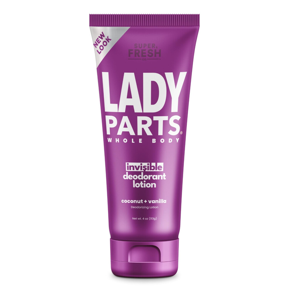 Super & Fresh Co. Super Fresh Lady Parts Feminine Hygiene Deodorant Lotion For Breasts, Private Parts