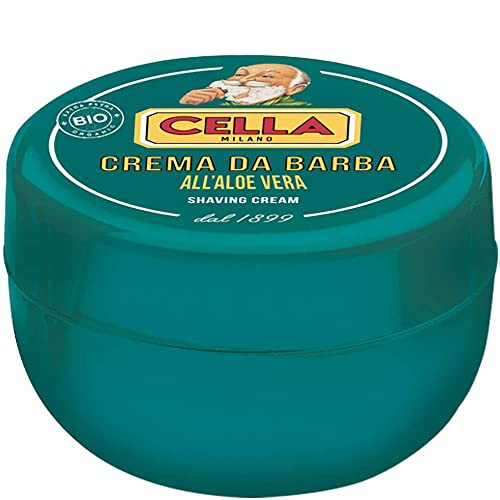 CELLA Bio-Aloe-Vera-Rasierseife 150 ml