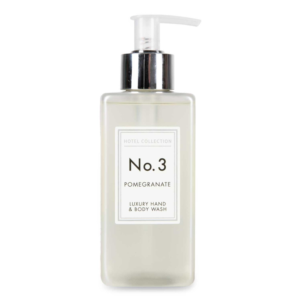 No.3 Pomegranate Luxury Hand & Body Wash - 250ml | Moisturizing Formula, Refreshing Scent, Hydrating and Nourishing
