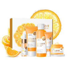 Skincare Set, Vitamin C Serum for Face Skin Care Sets & Kits - Cleanser, Toner, Serum, Eye Cream & Face Cream, Facial Care Kit for Radiant Skin, Anti