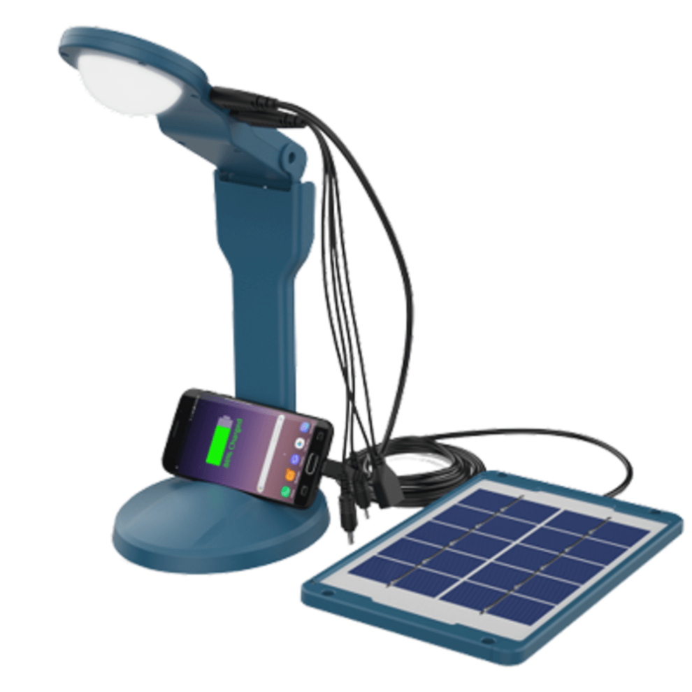Omnivoltaic L190 LED Task Light & Phone Charger C/W Solar Panel