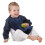 Sleeved Wonder Bib, Sz Small, 2 pack - Orange / Navy 3