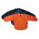 Sleeved Wonder Bib, Sz Small, 2 pack - Orange / Navy 1