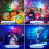 Star Projector,105 Light Modes Star Projector Night Light Projector,15 White Noises+5.3 Bluetooth Galaxy Light Projector, Remote+Timer+Dimmable Star 6