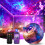 Star Projector,105 Light Modes Star Projector Night Light Projector,15 White Noises+5.3 Bluetooth Galaxy Light Projector, Remote+Timer+Dimmable Star 1