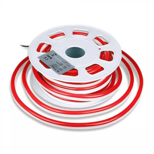 NEON FLEX COLORCODE:RED 24V - 10m, 8W/m, 320lm, 9 x 16.5mm, 50
