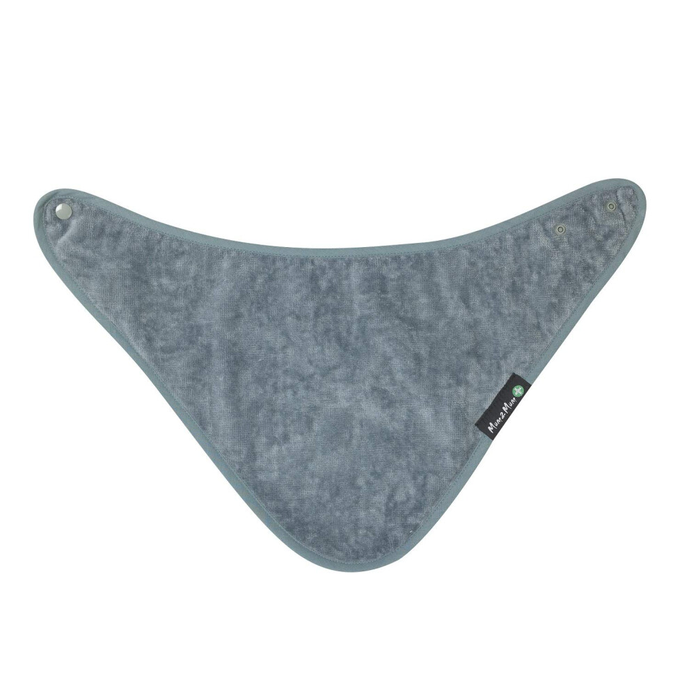 Mum 2 Mum Plus Special Needs Adult Bandana Bib In Grey Mum2mum