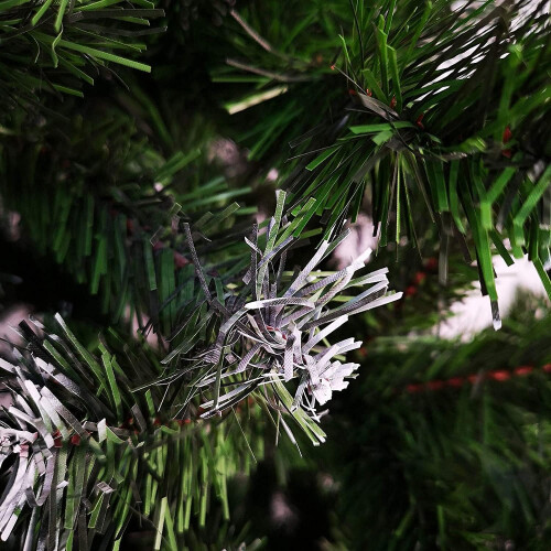 Snow Time (7FT) Colorado Spruce Frosted Christmas Tree Green 2