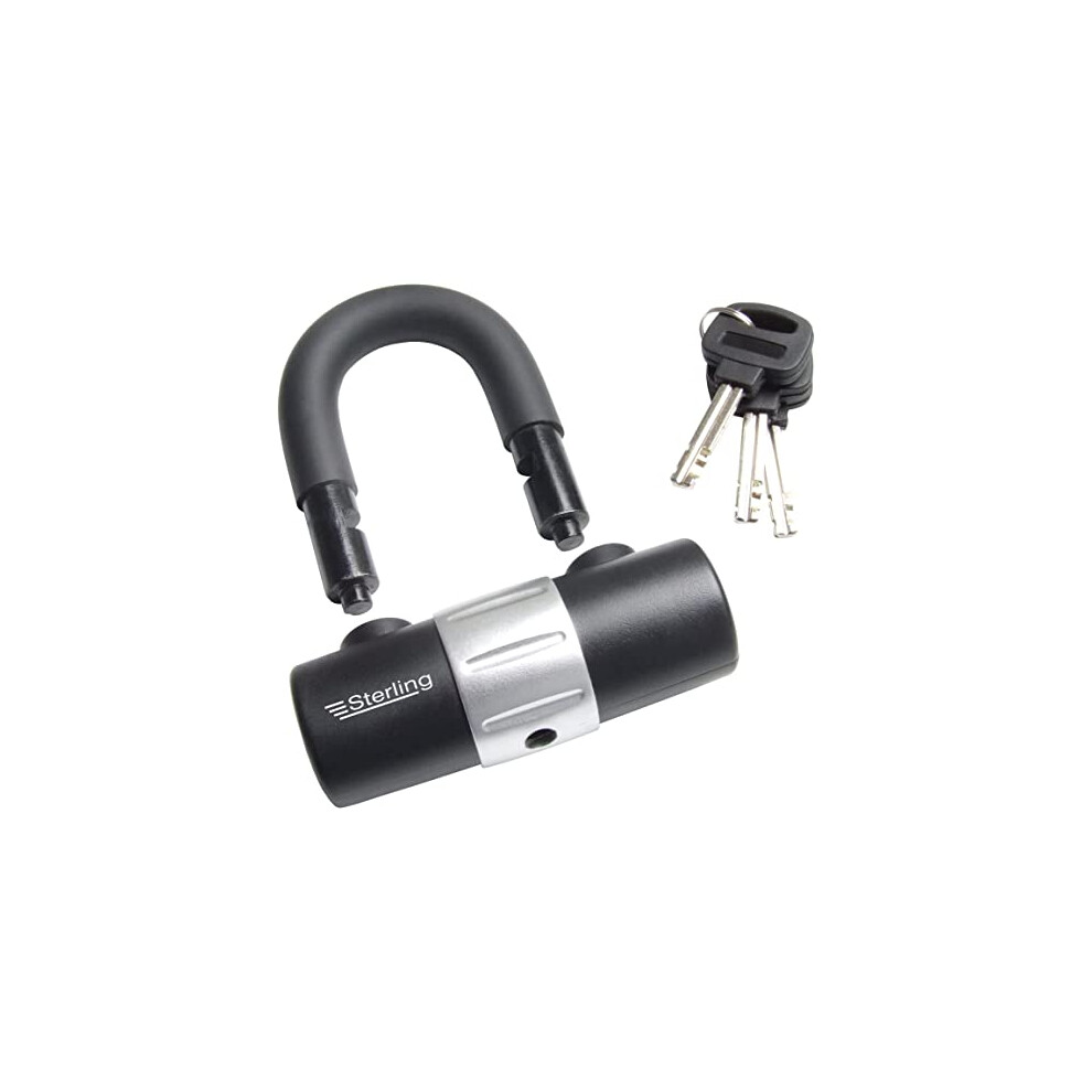 Burg Wachter 100D 14Mm Heavy Duty Sold Secure Diamond & Gold Padlock U Lock - Black 5016567017073
