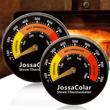 Wood Stove Thermometer Log Burner Thermometer Magnetic, Flue Thermometer Log burner Temperature Gauge, Log Burner Accessories (2pcs, multicolor)