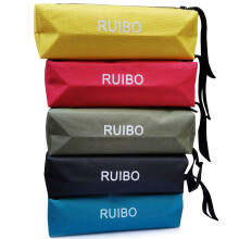 Small Zippered Pouches/Canvas Tool Pouch With Zipper,utility Organization Tote Bags, Heavy Duty Metal Zipper / 16oz, 5 Pack/5pces