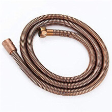 Bathroom 59-Inch 1.5m Flexible Stainless Steel Interlock Handheld Shower Hose, Rose Gold or Antique Copper