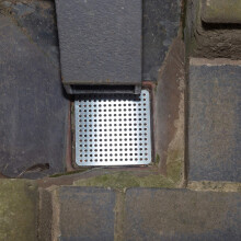 Simply Hardware Square Drain Guard/Swirl Cover - 4 Inch up to 9 Inch Stainless Steel - Keep Drains Clear from Leaves & Debris - 9" x 9" (229mm x