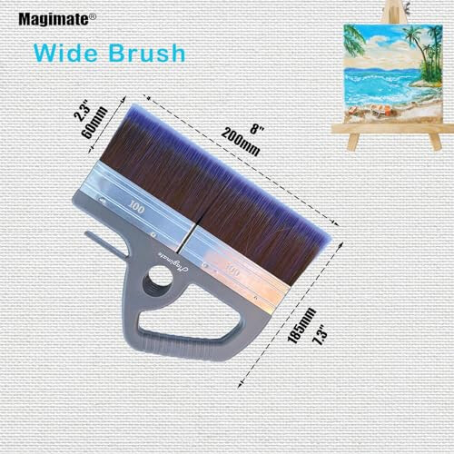 Large Wide Paint Brush Soft Brush Paint Application 8 Inch 1